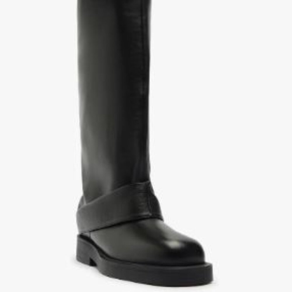 SCHUTZ Black Combat & Moto Boots